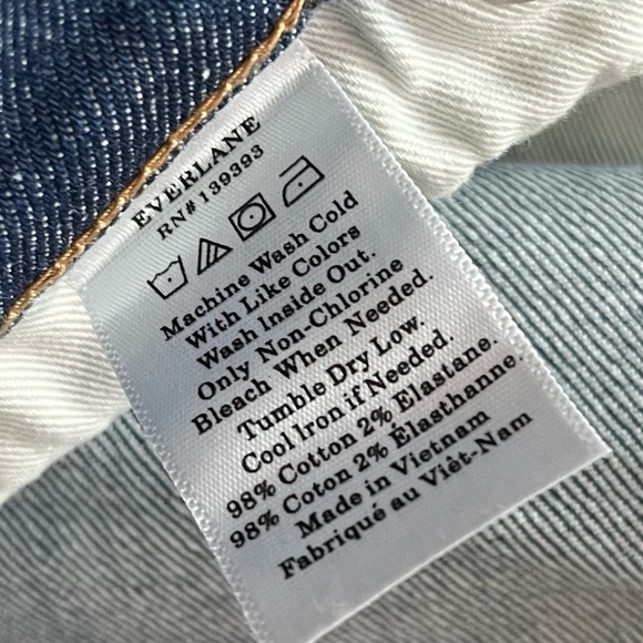 Everlane • NWT Mid Rise Skinny Classic Blue Ankle Jeans - Picture 10 of 10